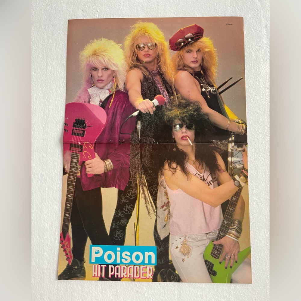 Poison Hit Parader pinup